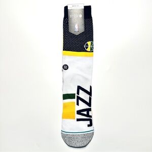 Stance Jazz Crew Socks - Black, White, Yellow